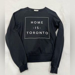 HOME IS TORONTO CREWNECK
